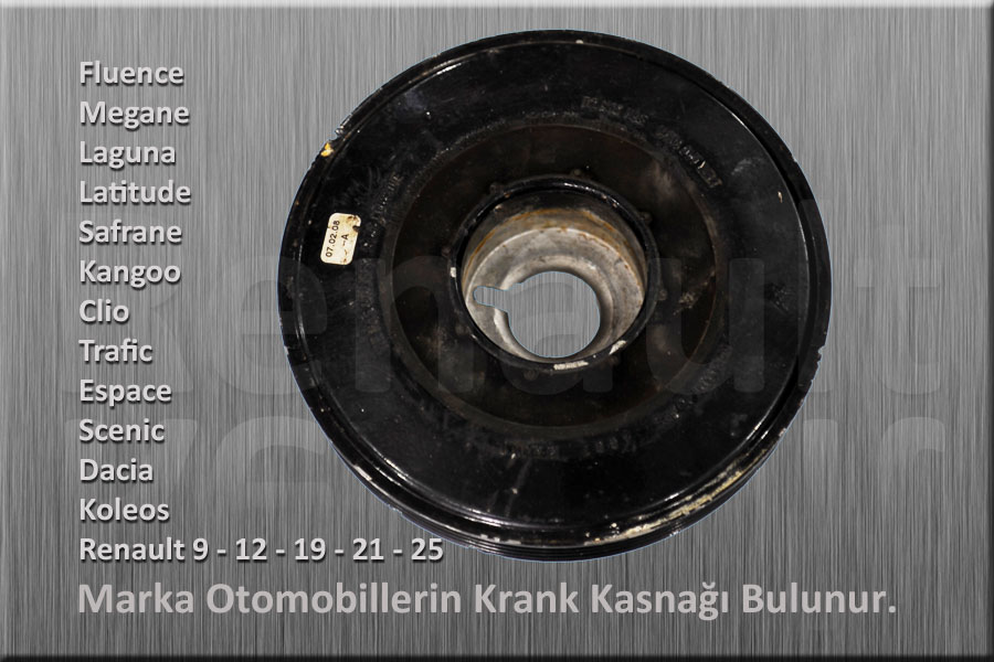 BMW 6 SERİSİ ÇIKMA YEDEK PARÇA KRANK KASNAĞI_D6A